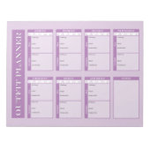 Scheerpaner-wegwerppaneel Notitieblok (Voorkant)