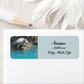 Scheerpels Zon Fotowaterreflectie Dier Etiket (Insitu)