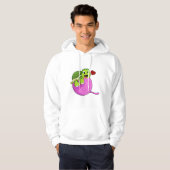 Scheerschild met Koel van Wol Hoodie (Voorkant volledig)