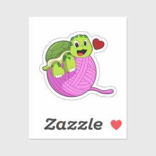 Scheerschild met Koel van Wol Sticker