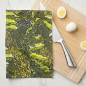 Schefflera Umbrellas Kitchen Towel 1 Theedoek (Quarter Fold)