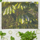 Schefflera Umbrellas Kitchen Towel 2 Theedoek (Gevouwen)