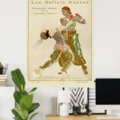 Schéhérazade, Léon Bakst en Ballets Russes Poster (Thuiskantoor)