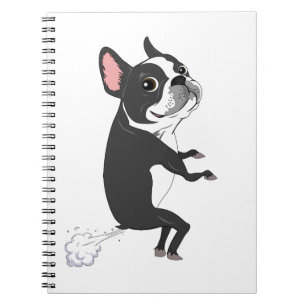 Scheidende Boston Terrier - Stil maar Dodelijk Notitieboek