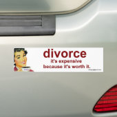 scheiding bumpersticker (Op auto)