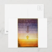 Scheiding in de avond door Paul Klee Briefkaart (Voorkant / Achterkant)