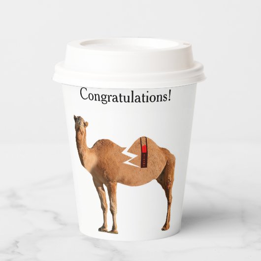 Scheiding Party papieren bekers met deksels (Voorkant)