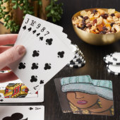 Scheiding van "diamanten" pokerkaarten (Insitu)