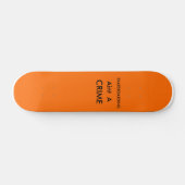 Scheiding van een misdrijf skateboard (Horizontaal)