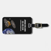 Scheiding van het instapvoertuig op een Mars-missi Bagagelabel (Voorkant horizontaal)