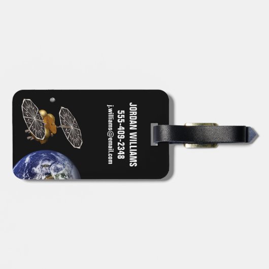 Scheiding van het instapvoertuig op een Mars-missi Bagagelabel (Achterkant horizontaal)