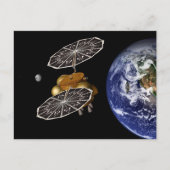 Scheiding van het instapvoertuig op een Mars-missi Briefkaart (Voorkant)