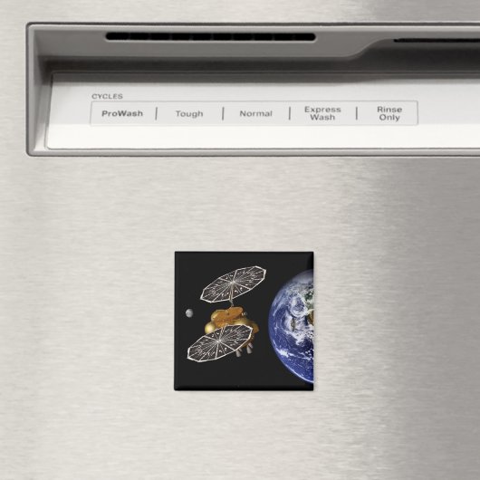 Scheiding van het instapvoertuig op een Mars-missi Magneet (Insitu (Vaatwasser))
