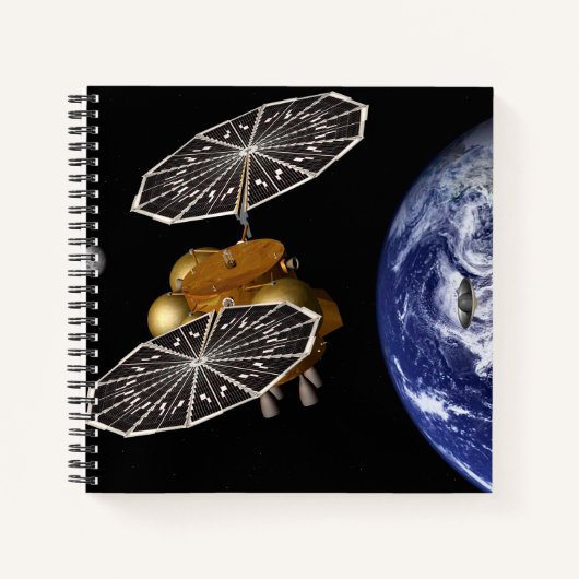 Scheiding van het instapvoertuig op een Mars-missi Notitieboek (Voorkant)