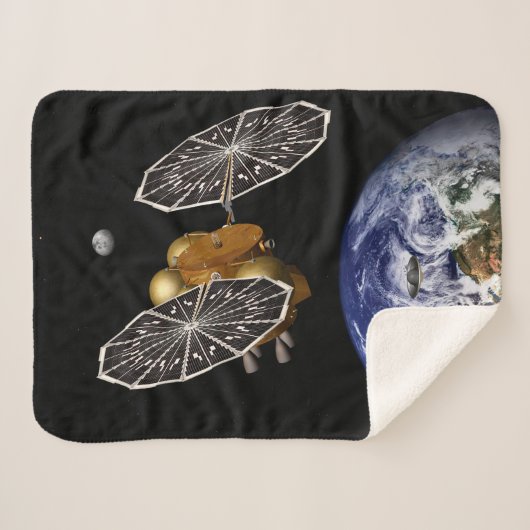 Scheiding van het instapvoertuig op een Mars-missi Sherpa Deken (Voorkant (horizontaal))