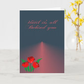 Scheidingsbericht voor getrouwd stel condoleance u kaart (Gele Bloem)