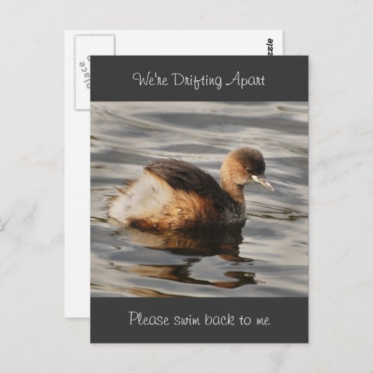 Scheidingskaarten en gestrande relaties briefkaart (Voorkant / Achterkant)