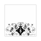 scheidingslijn scheidingslijn vintage 3 rubberstempel (Afrduk)