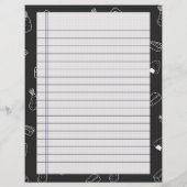 Scheidingspagina's voor kookboekmappen (Achterkant)