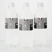 Scheidsrechter met Fluitje Waterfles Label Waterfles Etiket (Flessen)