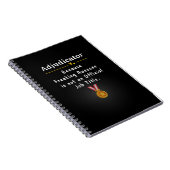 Scheidsrechter Omdat Vet Awesome Notitieboek (Rechterzijde)