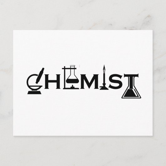 Scheikunde grappige scheikundige geschenken feestdagenkaart (Voorkant)