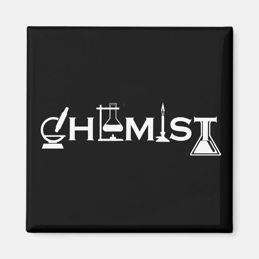 Scheikunde grappige scheikundige geschenken magneet (Voorkant)