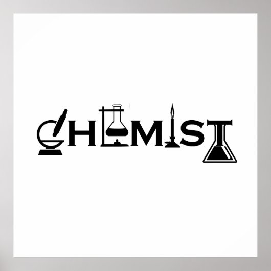 Scheikunde grappige scheikundige geschenken poster (Voorkant)