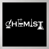 Scheikunde grappige scheikundige geschenken poster (Voorkant)