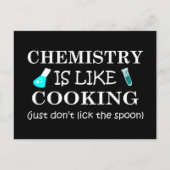 Scheikunde is als het koken grappige scheikundige  feestdagenkaart (Voorkant)