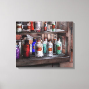 Scheikunde - klaar voor experimenten canvas afdruk