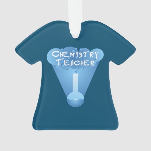 Scheikunde leraar Cloud Ornament (achterkant)