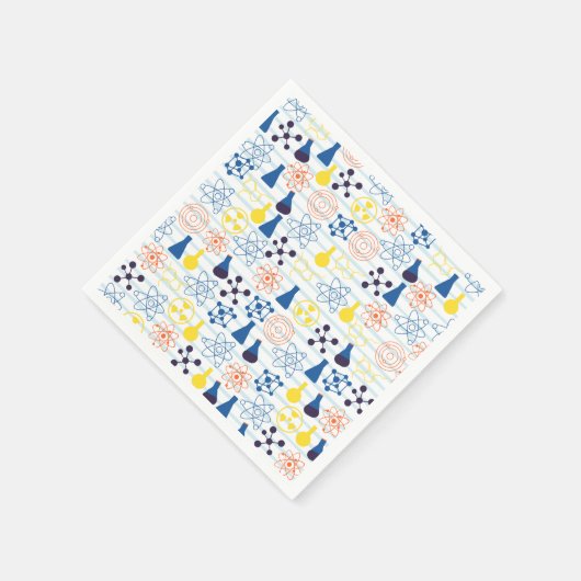 Scheikunde leraar papieren servetten (Hoek)