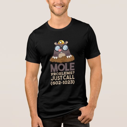 Scheikunde - Molproblemen Tri-Blend Shirt (Voorkant)