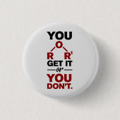Scheikunde nerd je krijgt het grappige wetenschaps ronde button 3,2 cm (Voorkant)