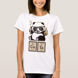 Scheikunde panda ontdekt schattig
 t-shirt
