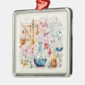 Scheikunde Papier Ornament (Links)