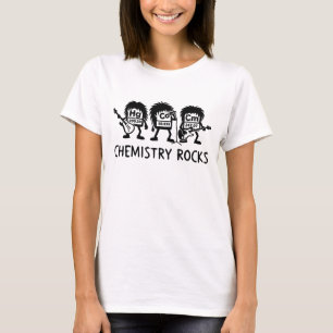 Scheikunde Rocks Science Rock Band T-shirt