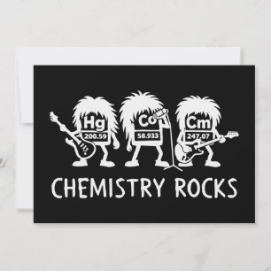 Scheikunde Rocks Science Rockband Kaart