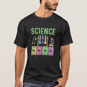 Scheikunde Wetenschap Leraar Periodiek Systeem Ter T-shirt