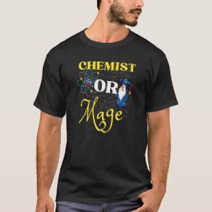 Scheikundeleraar of tovenaar Alchemie of magie ler T-shirt