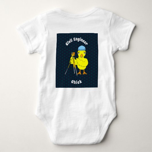 Scheikundig Ingenieur Kuiken Romper (Achterkant)