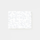 Scheikundig wetenschappelijk symboolpatroon post-it® notes (Voorkant)