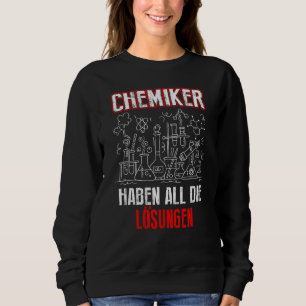 Scheikundigen hebben alle oplossingen om chemie te trui