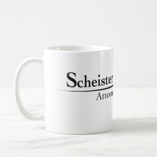 Scheister et tasse d'escroquerie