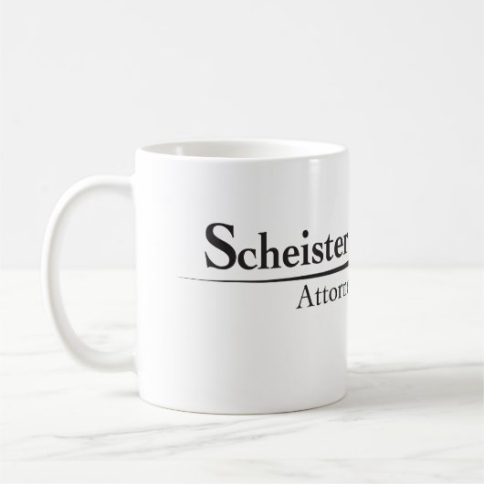 Scheister et tasse d'escroquerie (Gauche)