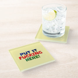 Scheldpartijen Onderzetters Zet het hier