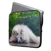Schele Kat Laptop Sleeve (Voorkant Links)