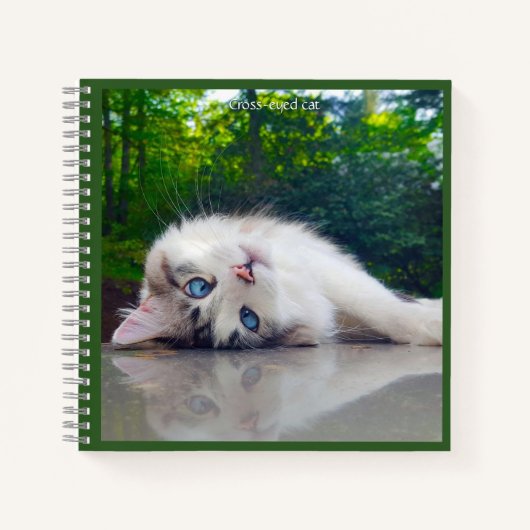 Schele kat notitieboek (Voorkant)