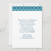 Schelp Bloempatroon Aangepaste Kleuren Feest Kaart (Voorkant)